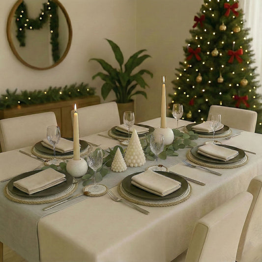Mesa de Navidad Clásica